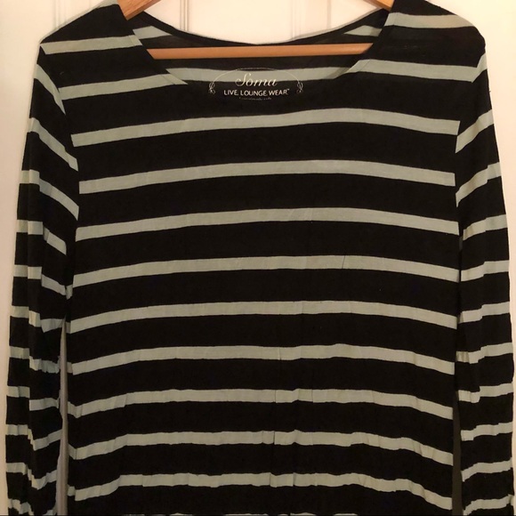 Super soft Soma striped lounge tunic - Picture 2 of 2